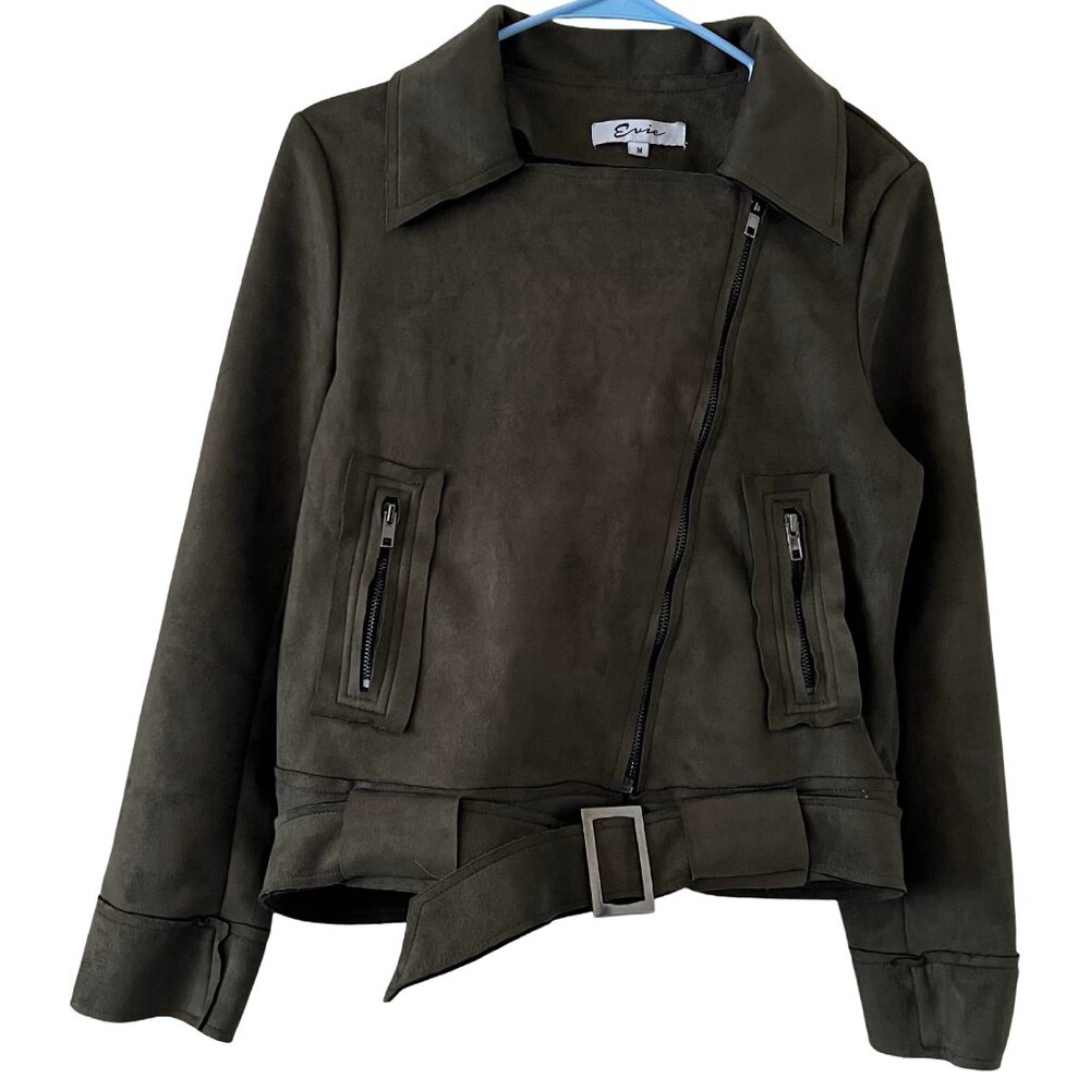 Evie Faux Suede Jacket